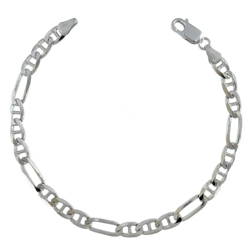 Strieborný náramok figaro gucci dĺžka náramku 22cm