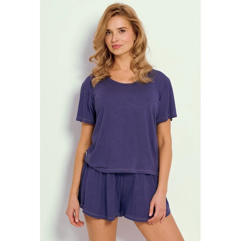 Dámske pyžamo Serenity modré XL