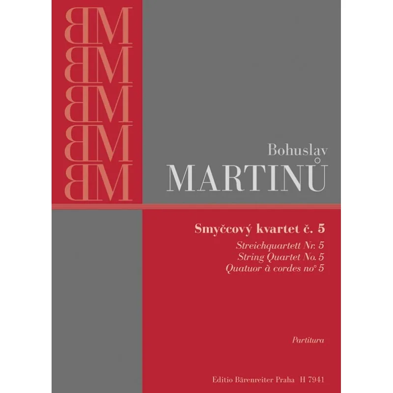 Bärenreiter Smyčcový kvartet č. 5