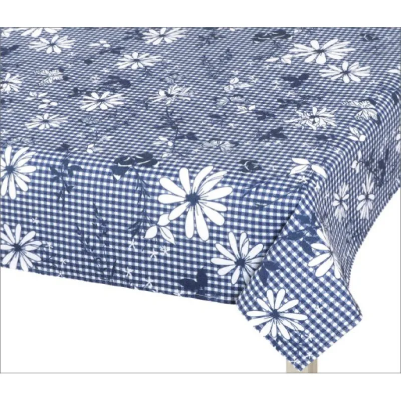 Bellatex Ubrus DITA, Kostička modrá, bílá - 140x160 cm