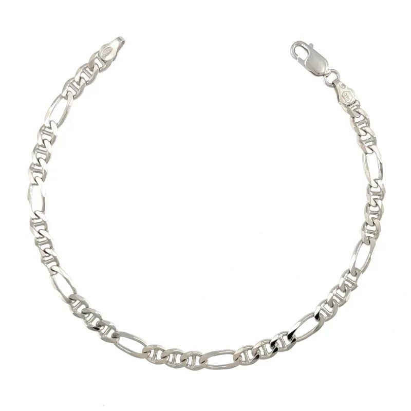 Strieborný pánsky náramok marina figaro dĺžka náramku 20cm