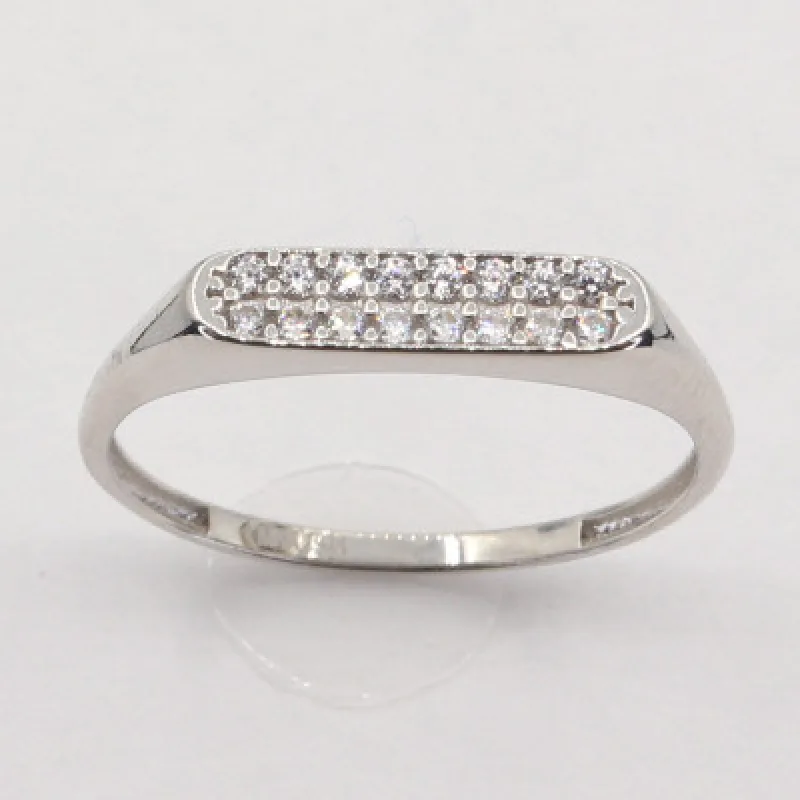 Zlatý prsteň so zirkónmi KA Y634W, 60, 1.55 g