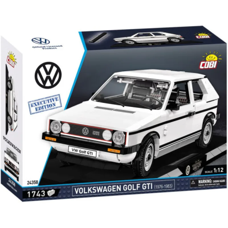 COBI 24358 Volkswagen Golf GTI (1976-1983), 1:12, 1743 kostek