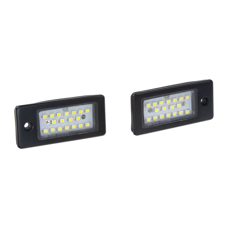 LED osvětlení SPZ do vozu Audi A3, A4, A6, A8, Q7, hliníkové provedení RZau04a