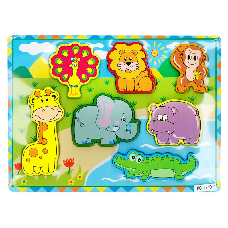 Rappa vkladačka drevená - zvieratá safari