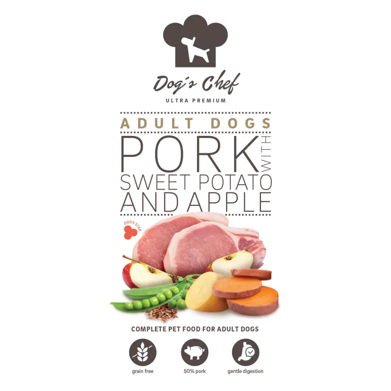 Dog's Chef Dog’s Chef PORK WITH SWEET POTATO & APPLE 2 kg