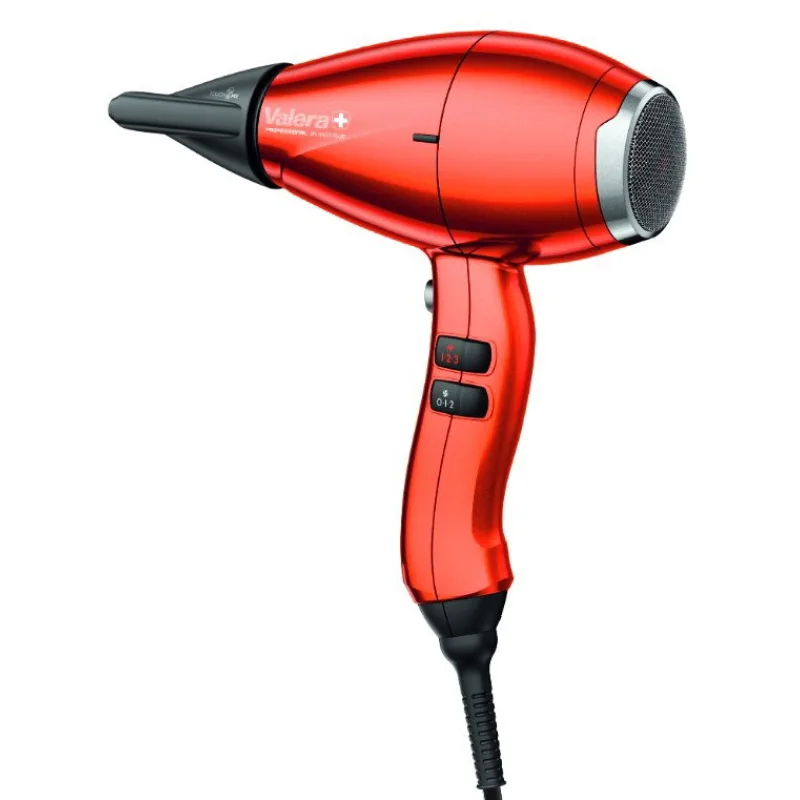 VALERA SN 9400PL RC Swiss Nano Plus 24000W - výkonný profi fén s ionizátorom - červený