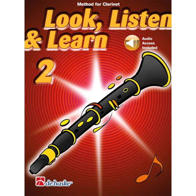 De Haske Look, Listen & Learn 2 - Method for Clarinet + CD
