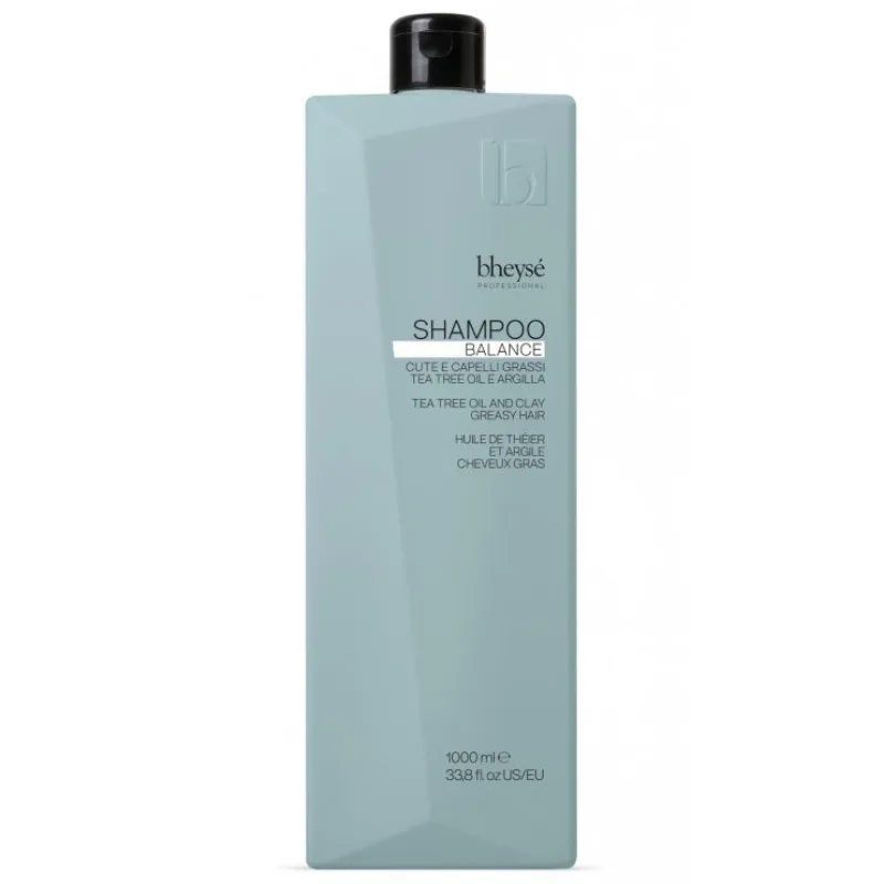 BHEYSÉ Professional Balance Shampoo 1000ml - šampón na mastné vlasy s Tea Tree olejom