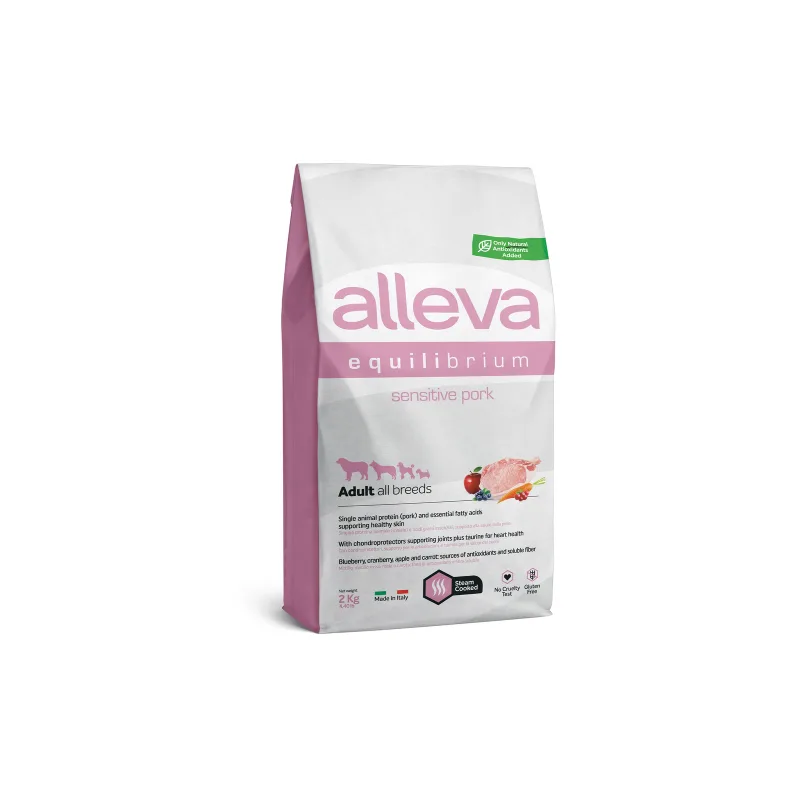 Alleva SP EQUILIBRIUM dog sensitive pork adult all breeds 2 kg