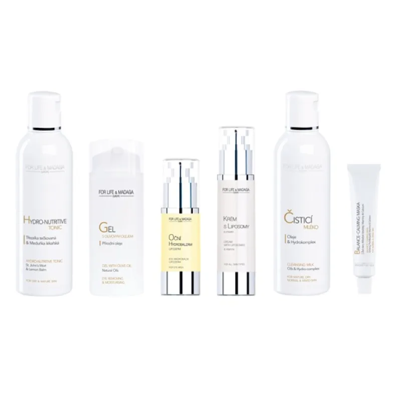For Life & Madaga - Sada péče o pleť s drobnými vráskami