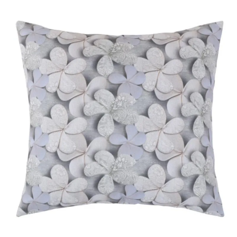 Bellatex Polštářek DITA Šedý květ - 45x45 cm