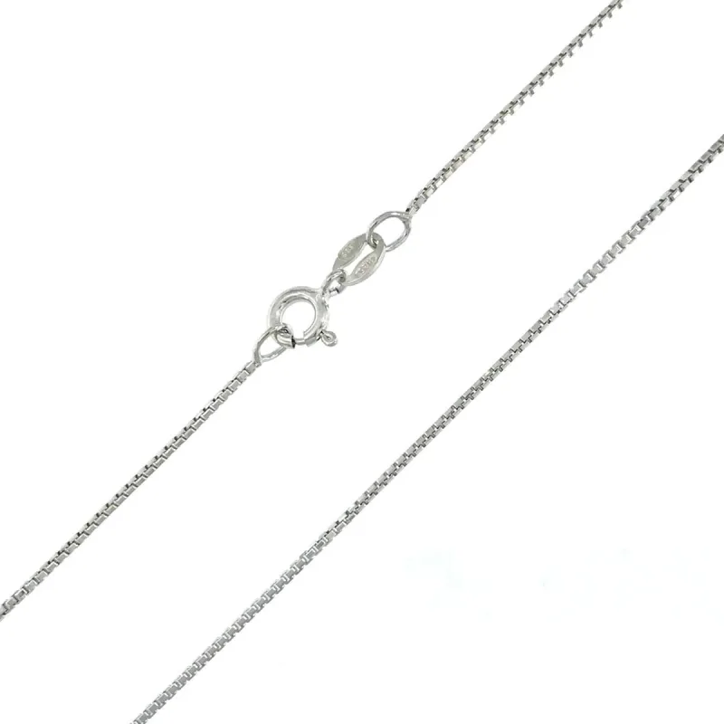 Strieborná retiazka box chain dĺžka retiazky 70cm