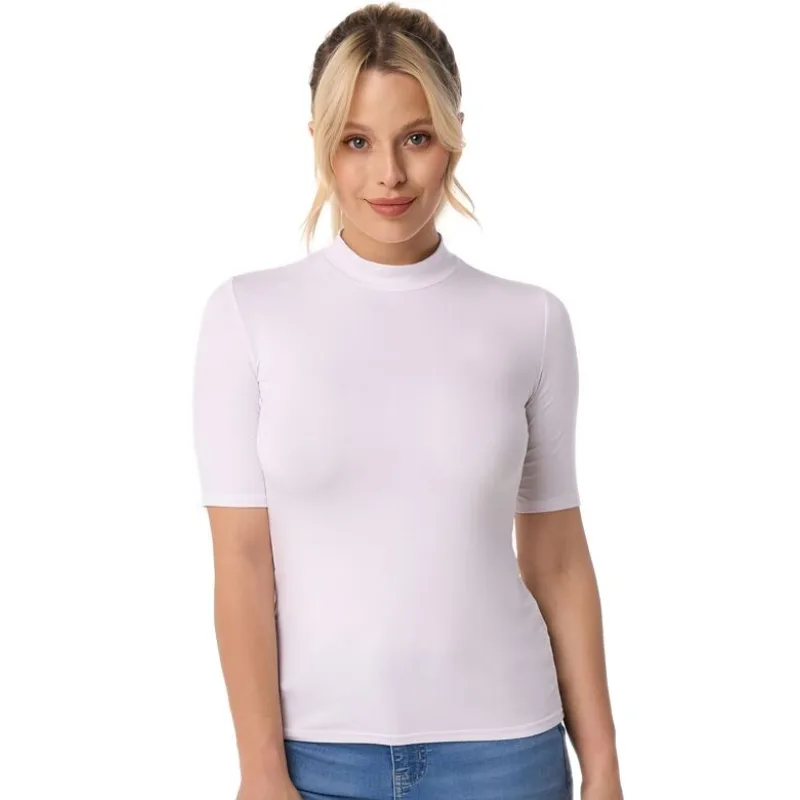 Dámske viskózové tričko Layla biele M