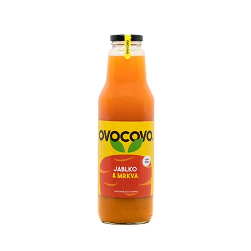 Ovocovo Jablko/Mrkva 100% 750ml