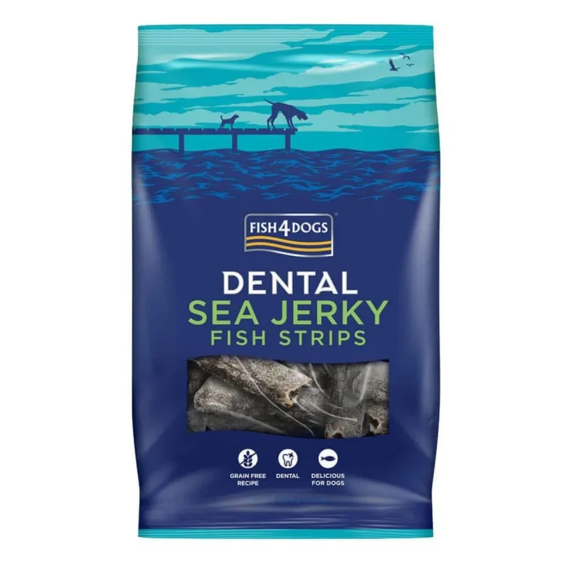 Fish4Dogs Sea Jerky Skinny Strips - Pásiky z morských rýb 500 g