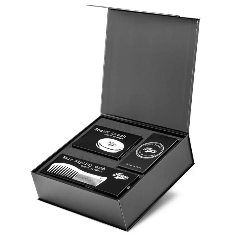 Darčeková kazeta KAAPO - Kolínska, kefa na fúzy a hrebeň na vlasy