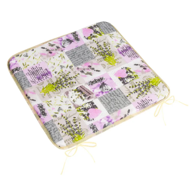 Bellatex Sedák Adéla hladký, Patchwork lila - 40x40cm