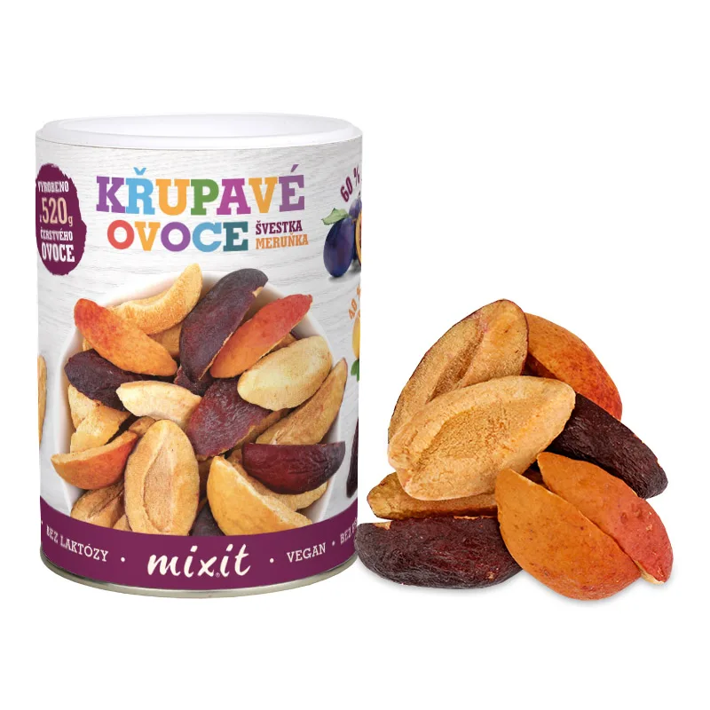 Mixit Slivka Marhuľa - Chrumkavé ovocie - 65g