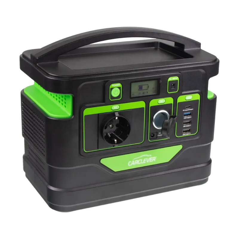 Nabíjecí stanice CARCLEVER - powerbanka, 518 Wh, AC-500W GPS500
