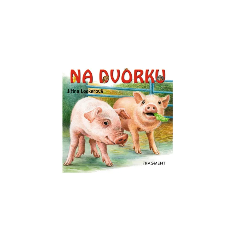 Albatros Knižka leporelo Na dvore 11x10cm CZ text