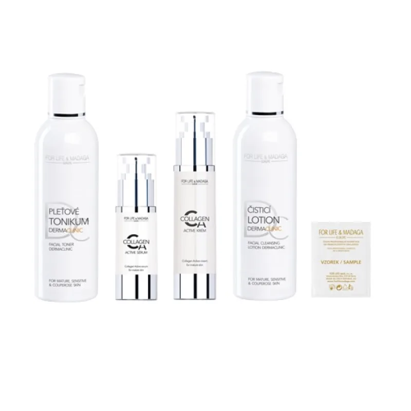 For Life & Madaga Collagen Active - sada péče pro zralou pleť v menopauze