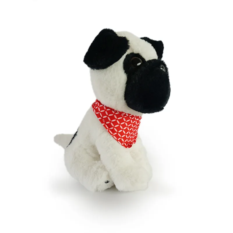 Mac Toys Plyšový pes 21 cm, biely