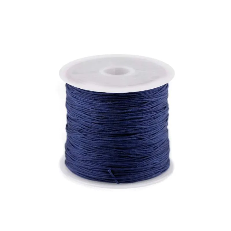Polyesterová šnúra Ø0,5 mm - tmavo modrá
