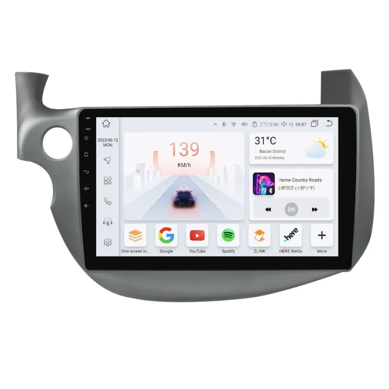 HIZPO KXFIT101001 Autorádio 10,1" Android 13 pro Honda Jazz/Fit Model: S101004 (4+32GB) CHR1088