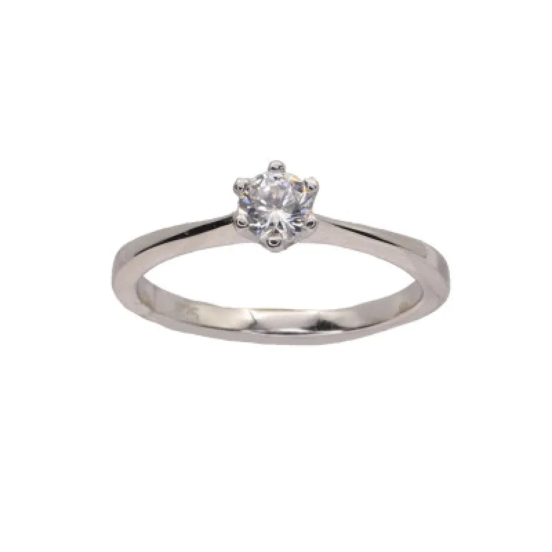 Strieborný prsteň s kameňom KA R3191, 57