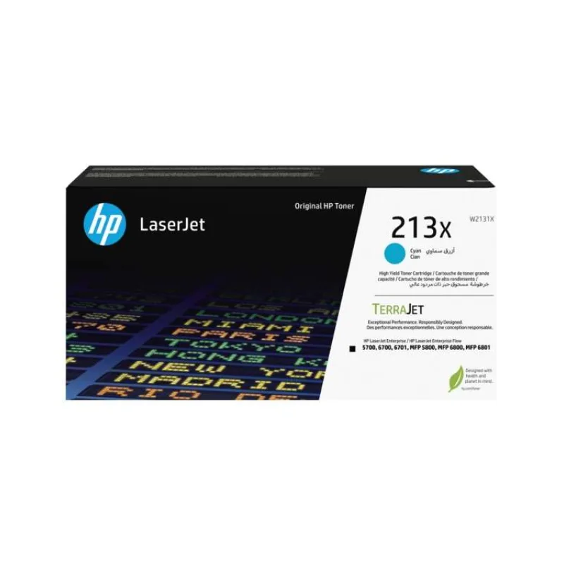 HP toner 213X/Cyan/6000 stran (W2131X)
