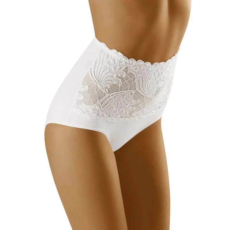 Dámske nohavičky s vyšším pásom Kaja biele M