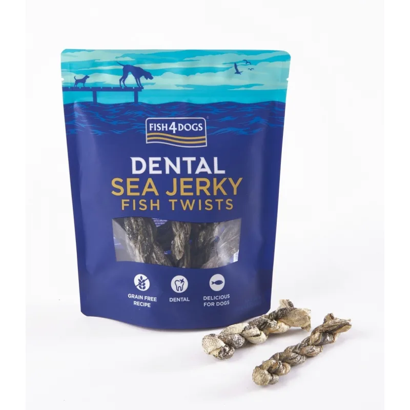 Fish4Dogs Sea Jerky Twist - korbáčiky 100 g