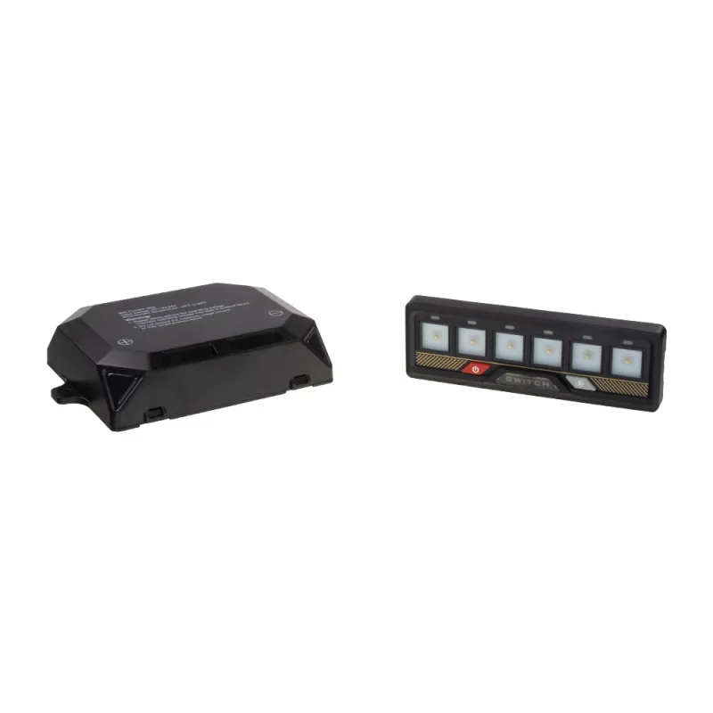 Dálkově ovládaný spínač 12/24V, 6-kanálový, 60A, Bluetooth sbWL16