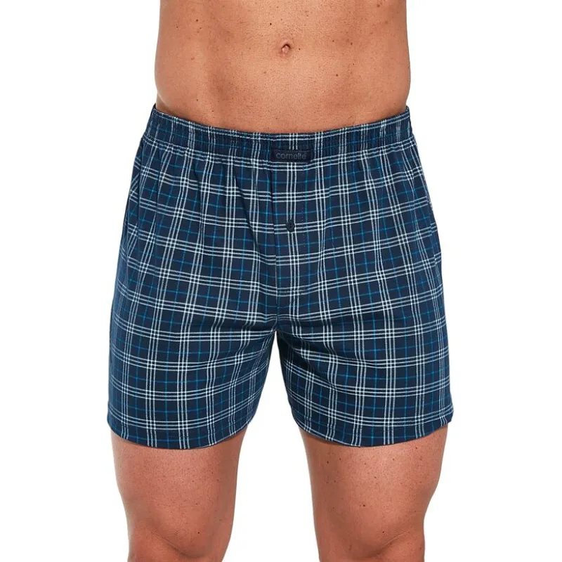 Pánske trenírky Comfort 2252 modré káro M