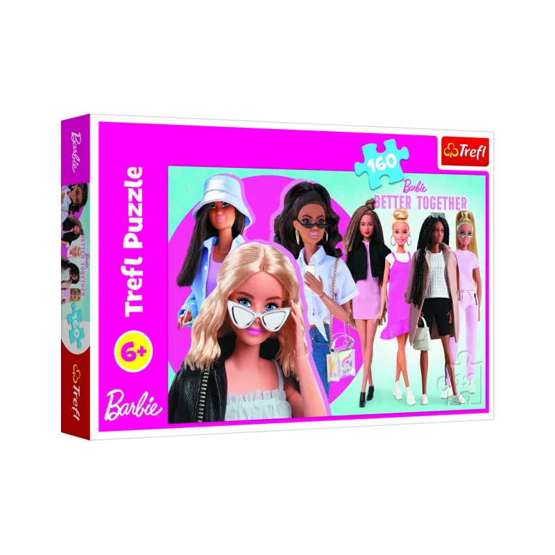 Trefl Puzzle Barbie a jej svet 41x27,5cm 160 dielikov v krabici 29x19x4cm
