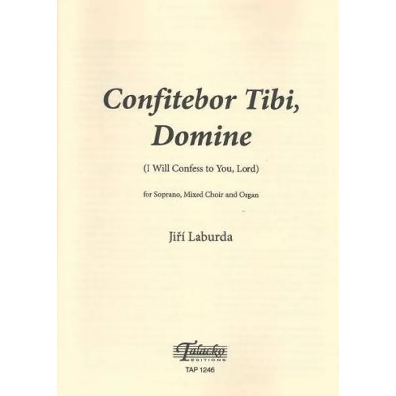 Talacko Editions Confitebor Tibi, Domine