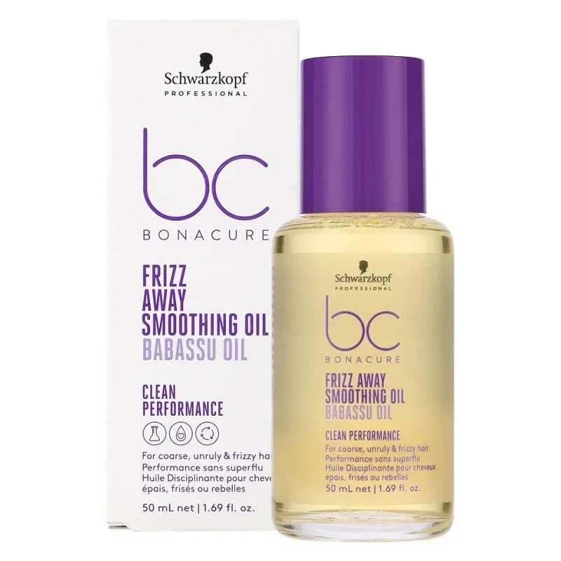 SCHWARZKOPF BC Frizz Away Smoothing Oil 50ml - olej pre nepoddajné a krepovaté vlasy