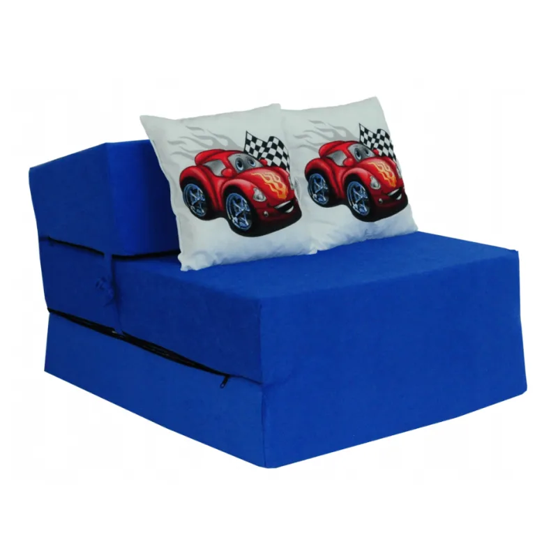 FIMEX Kreslo KIDS 70x200x15 Farba: Auto modrá