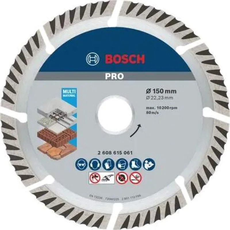 Diamantový kotúč BOSCH PRO Multi Material 150mm
