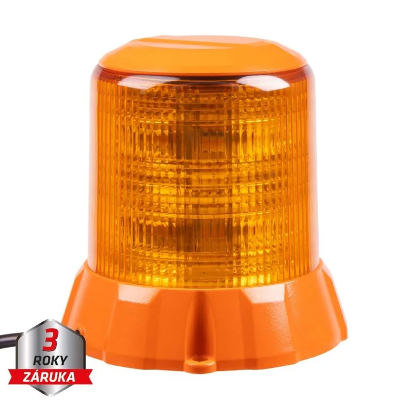 Robustní oranžový LED maják, oranž.hliník, 96W, ECE R65 wl406fix