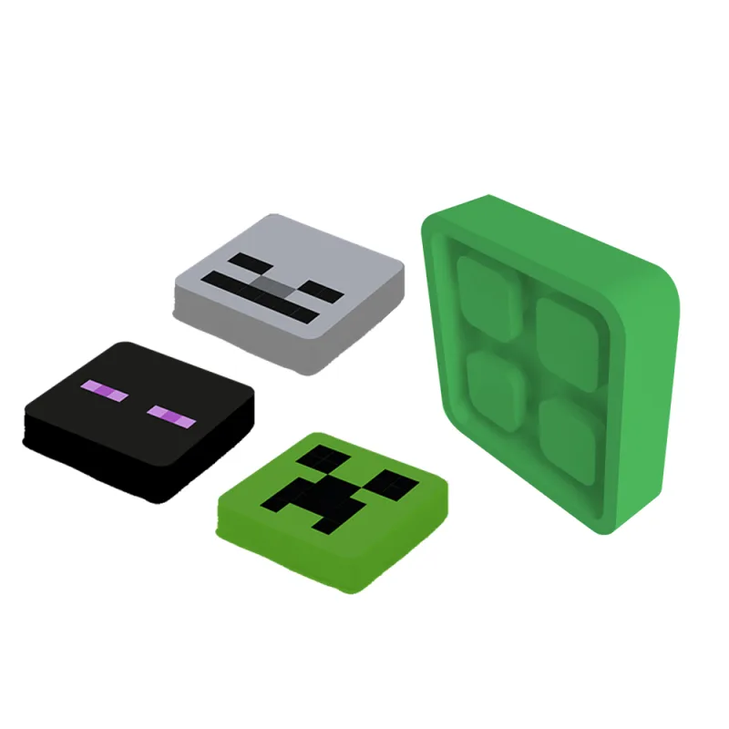 PIXIE CREW MINECRAFT odznáček s reflexním prvkem