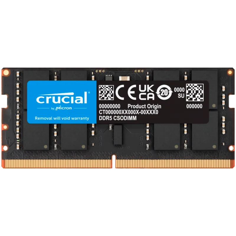 Crucial 32GB DDR5-6400 CSODIMM CL52 CT32G64C52CS5