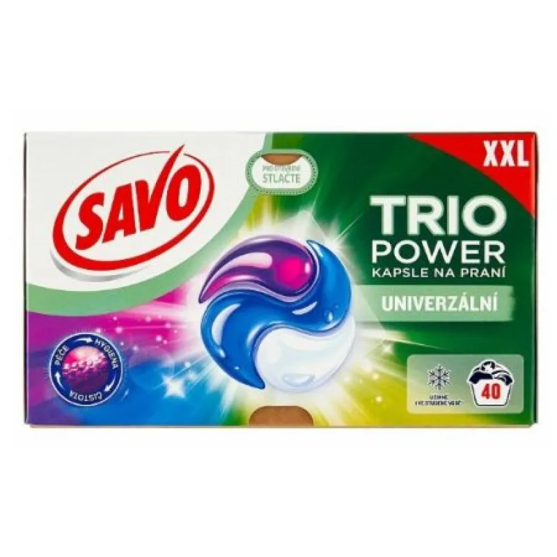 Savo Trio Power Univerzálne kapsule 40 PD