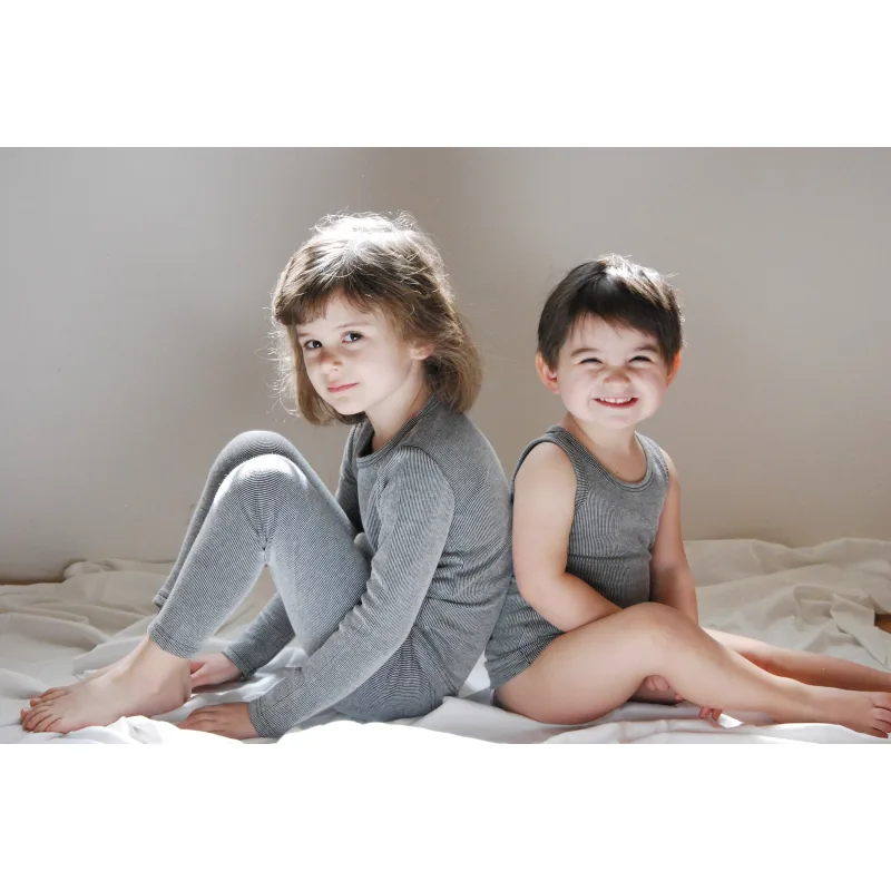 Termo spodky detské TERMOintima veľ. 110 až 152 - sivá, 110 -116