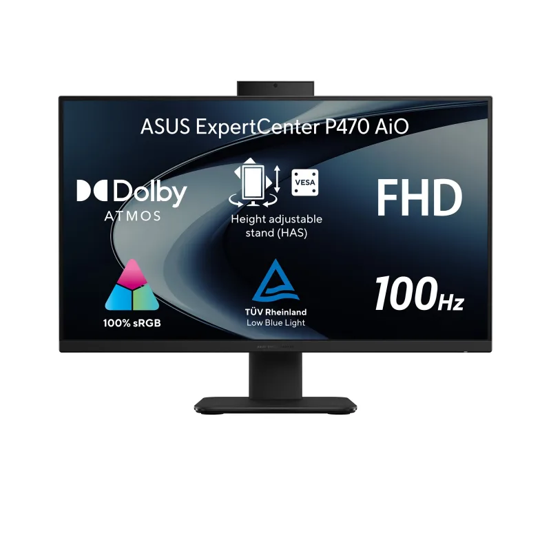 ASUS ExpertCenter/P400 (P470VAK-BPC7321TX)/27"/FHD/7-240H/32GB/1TB/Intel int/W11P/Černá/3ROn-Site P470VAK-BPC7321TX