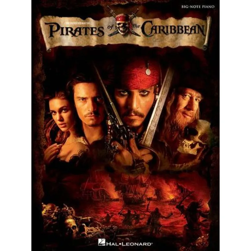 Hal Leonard Pirates Of The Caribbean - Big Note Songbook