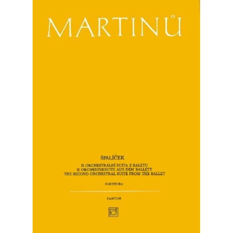 Schott Music Panton Špalíček - II. orchestrální suita z baletu