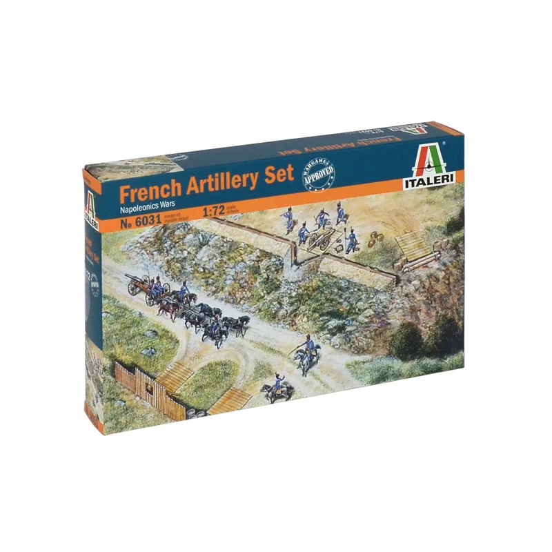 Italeri Model Kit figúrky 6031 - FRENCH ARTILLERY SET (NAP.WARS) (1:72)
