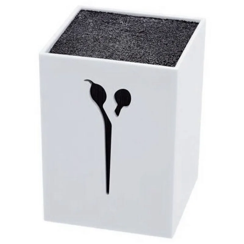 SIBEL Hedgehog Stojan na nožnice s nylonovými vláknami - biely